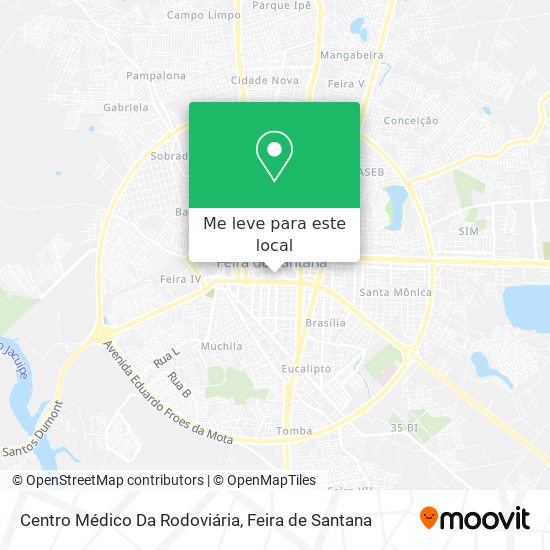 Centro Médico Da Rodoviária mapa