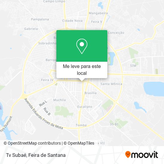 Tv Subaé mapa