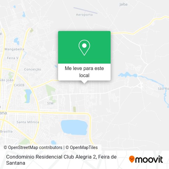 Condomínio Residencial Club Alegria 2 mapa