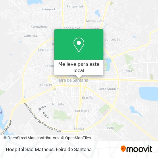 Hospital São Matheus mapa