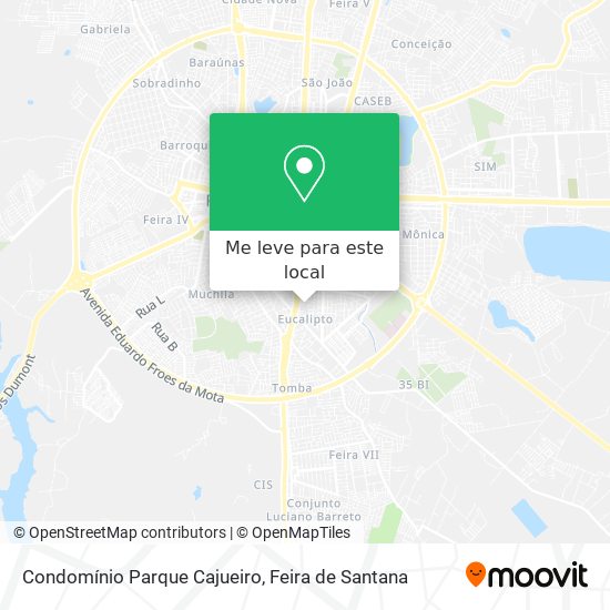 Condomínio Parque Cajueiro mapa