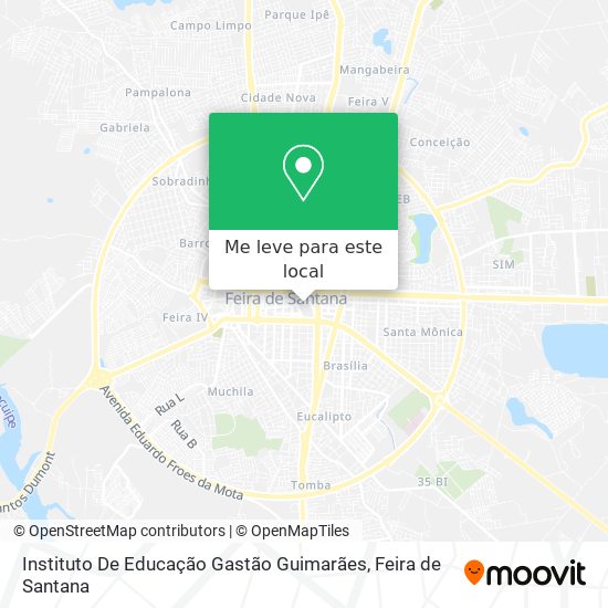 Instituto De Educação Gastão Guimarães mapa