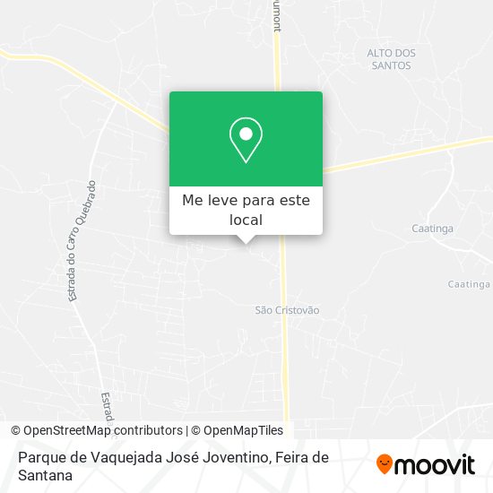 Parque de Vaquejada José Joventino mapa