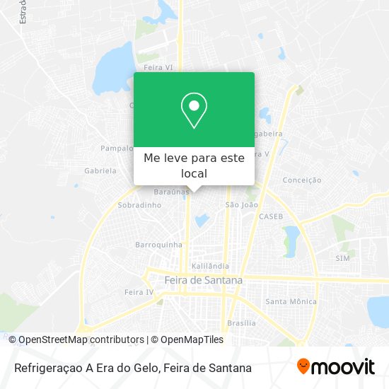 Refrigeraçao A Era do Gelo mapa