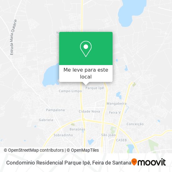 Condominio Residencial Parque Ipê mapa