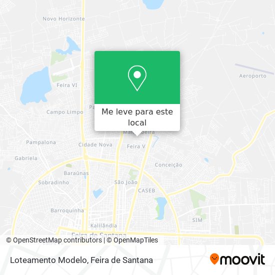 Loteamento Modelo mapa
