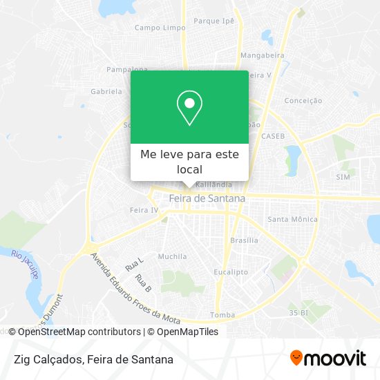 Zig Calçados mapa