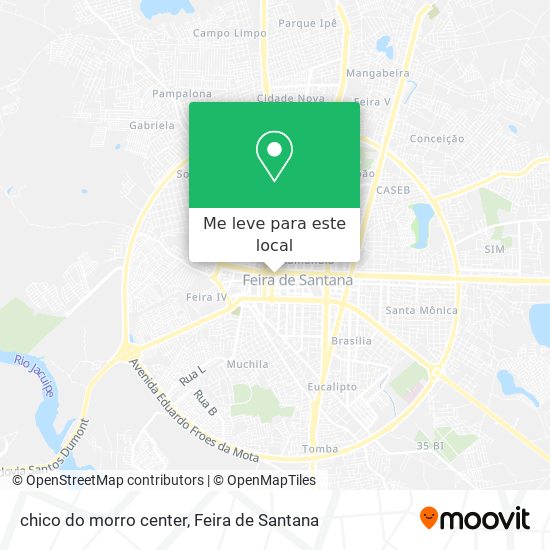 chico do morro center mapa