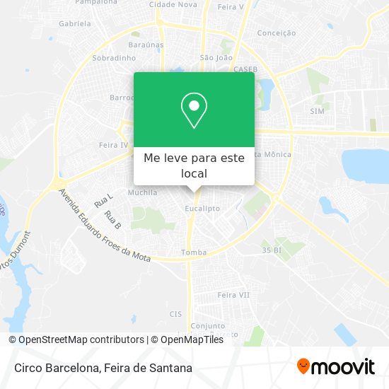 Circo Barcelona mapa