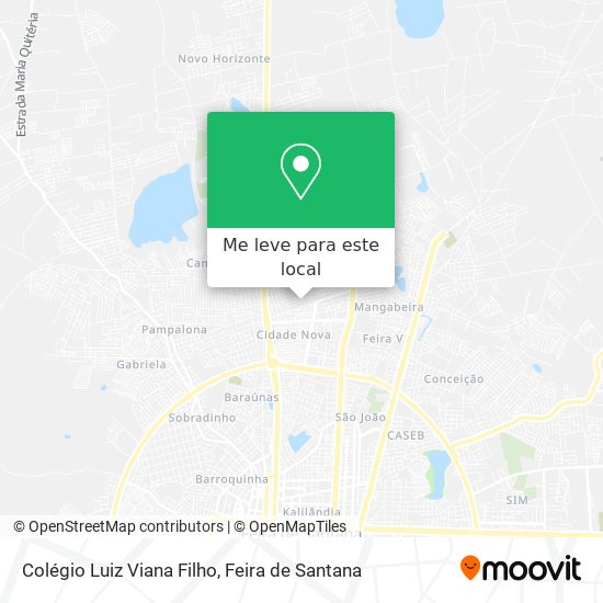 Colégio Luiz Viana Filho mapa