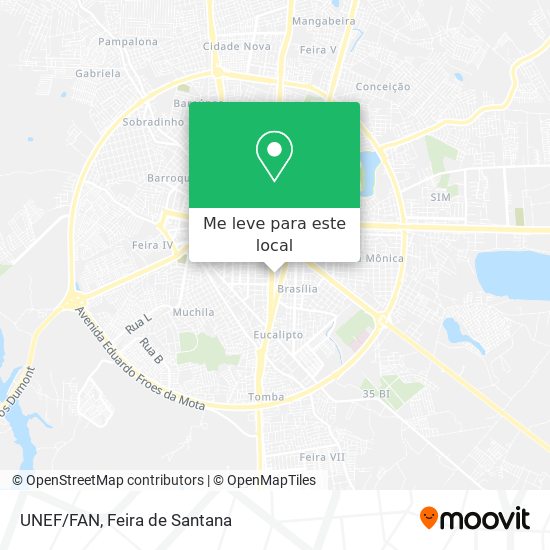 UNEF/FAN mapa