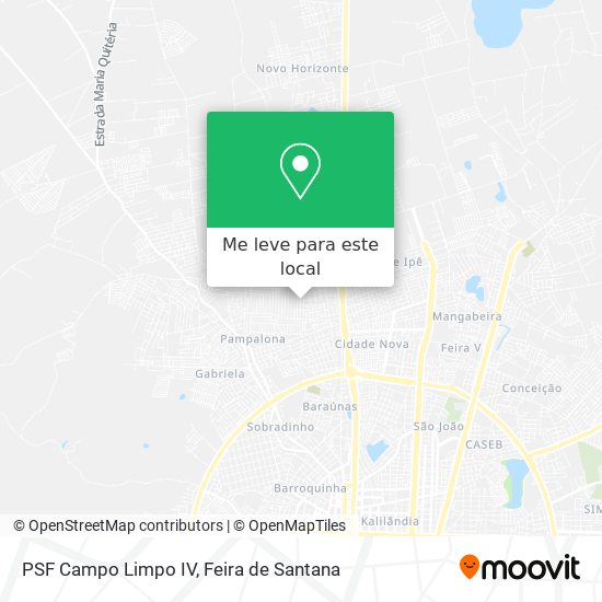 PSF Campo Limpo IV mapa