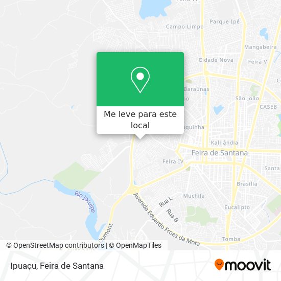 Ipuaçu mapa