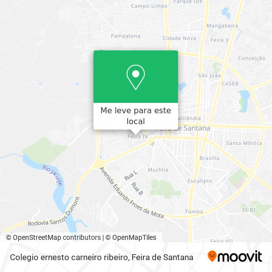 Colegio ernesto carneiro ribeiro mapa