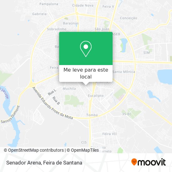 Senador Arena mapa