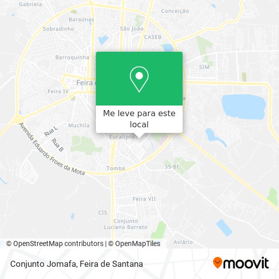 Conjunto Jomafa mapa