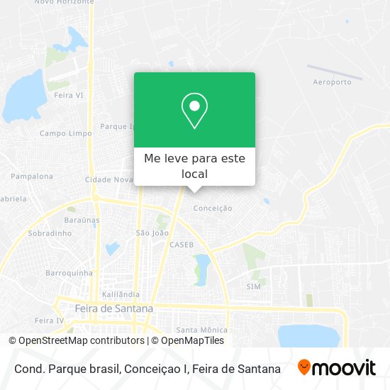 Cond. Parque brasil, Conceiçao I mapa
