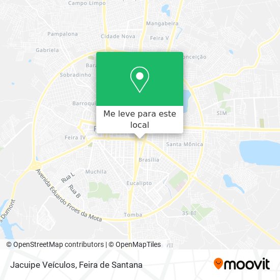 Jacuipe Veículos mapa
