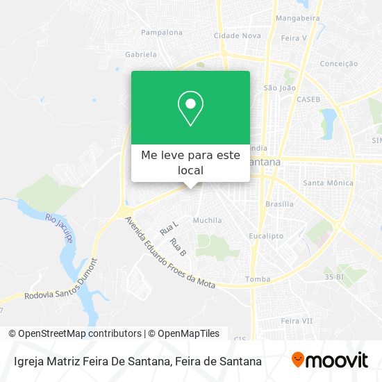 Igreja Matriz Feira De Santana mapa