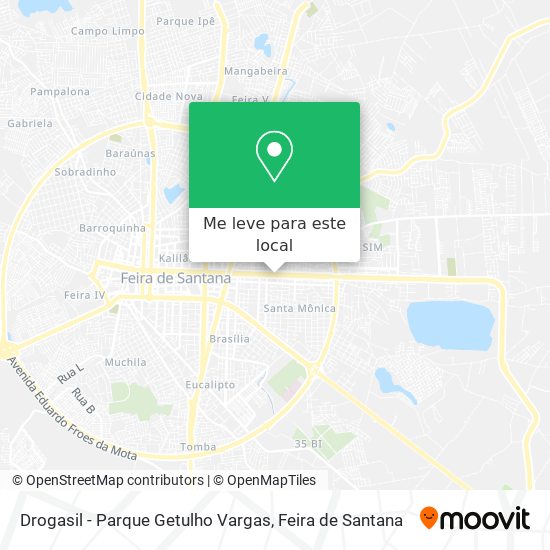 Drogasil - Parque Getulho Vargas mapa