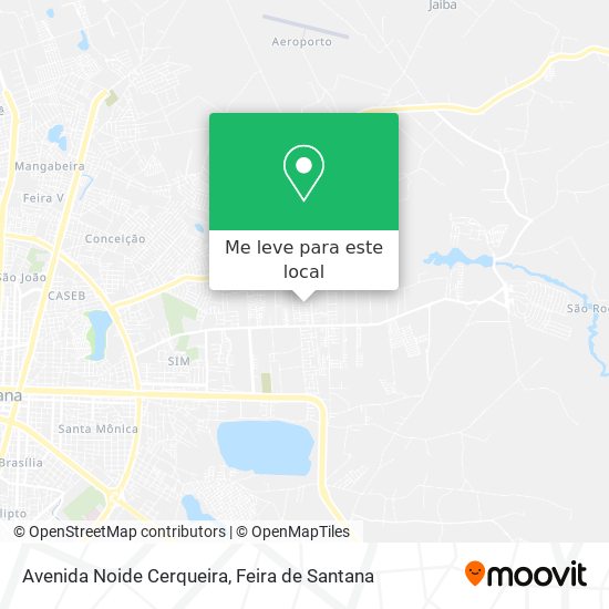 Avenida Noide Cerqueira mapa
