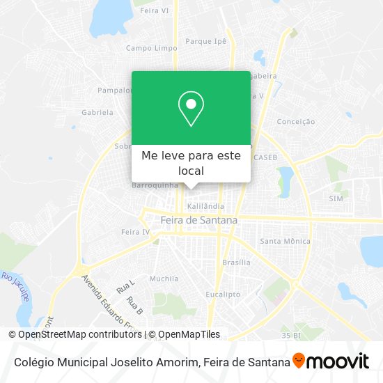 Colégio Municipal Joselito Amorim mapa