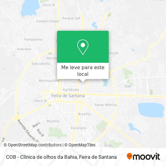 COB - Clínica de olhos da Bahia mapa
