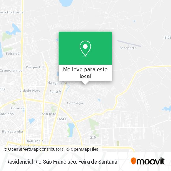 Residencial Rio São Francisco mapa