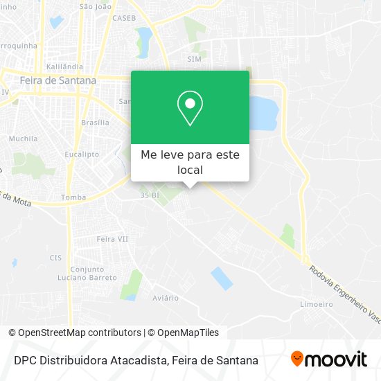 DPC Distribuidora Atacadista mapa