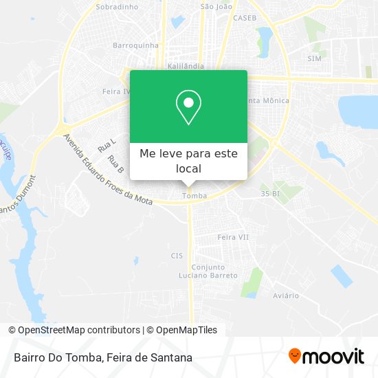 Bairro Do Tomba mapa