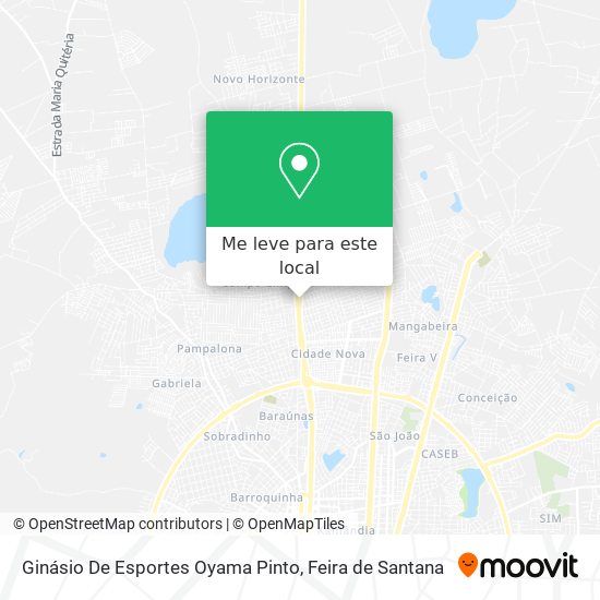 Ginásio De Esportes Oyama Pinto mapa