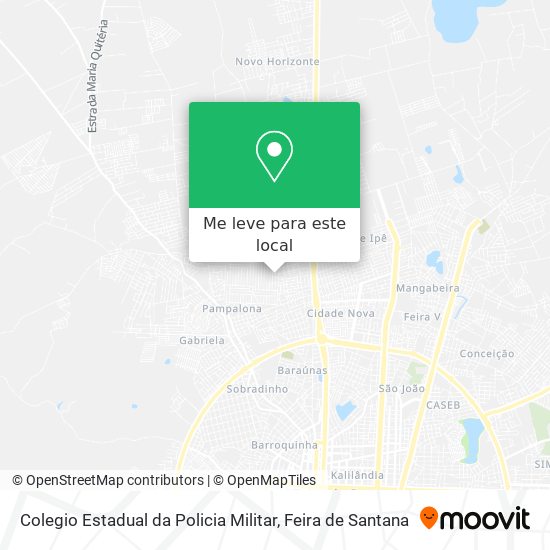 Colegio Estadual da Policia Militar mapa