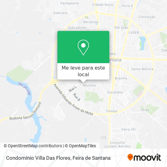 Condomínio Villa Das Flores mapa