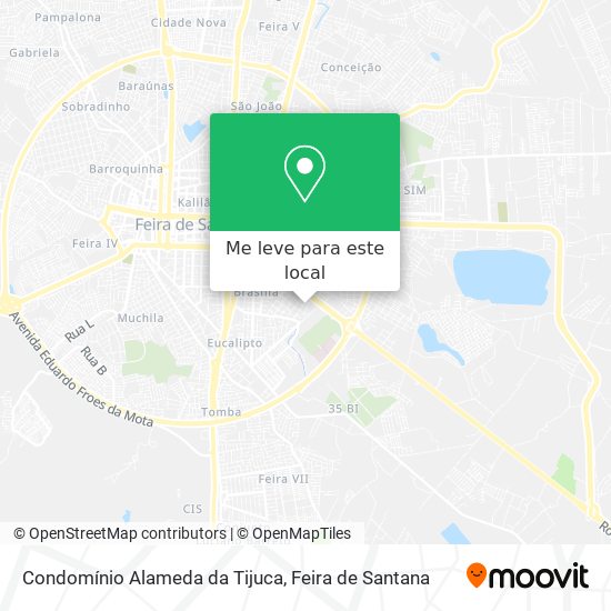 Condomínio Alameda da Tijuca mapa