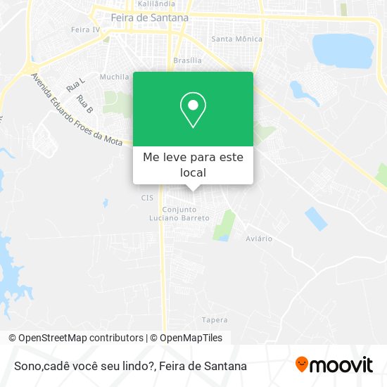 Sono,cadê você seu lindo? mapa