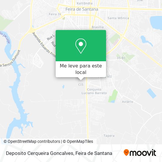 Deposito Cerqueira Goncalves mapa
