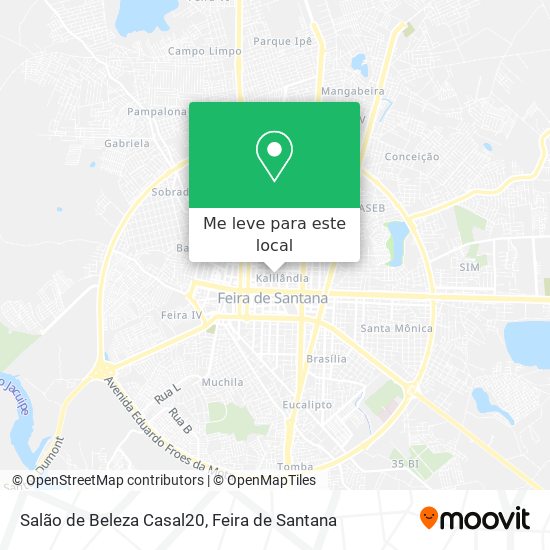 Salão de Beleza Casal20 mapa