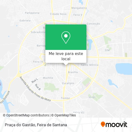 Praça do Gastão mapa