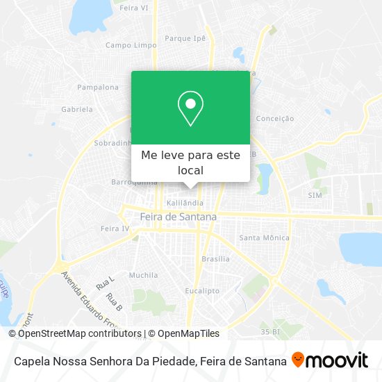 Capela Nossa Senhora Da Piedade mapa