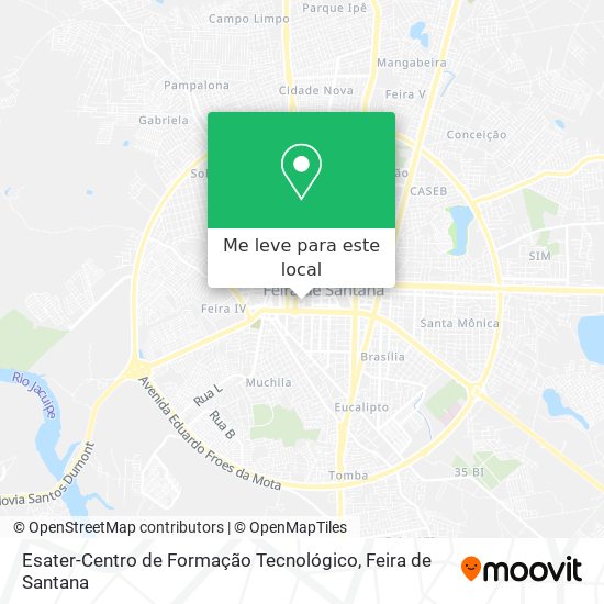 Esater-Centro de Formação Tecnológico mapa