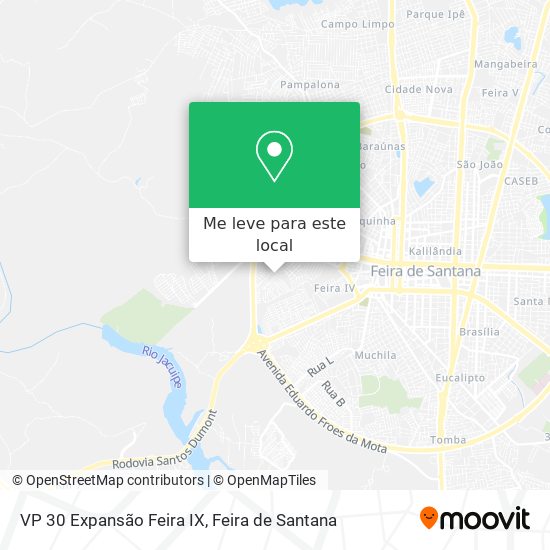 VP 30 Expansão Feira IX mapa