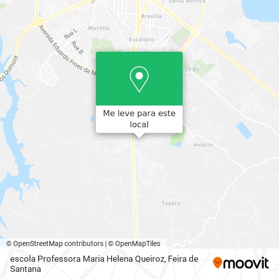 escola Professora Maria Helena Queiroz mapa
