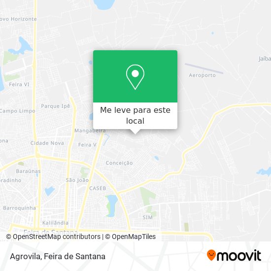 Agrovila mapa