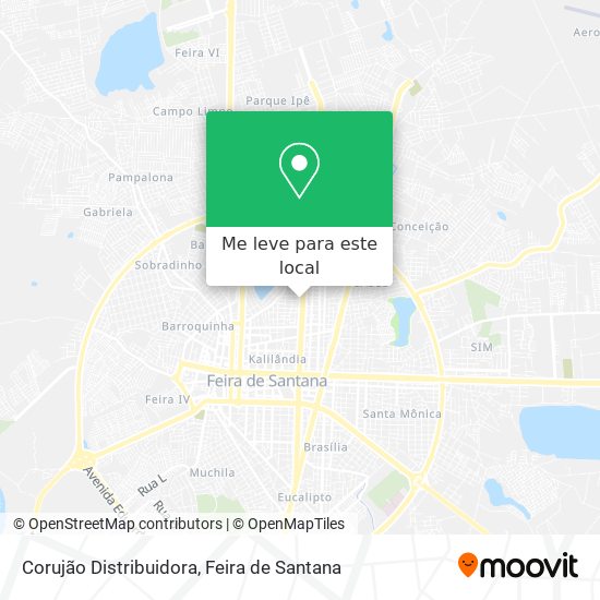 Corujão Distribuidora mapa