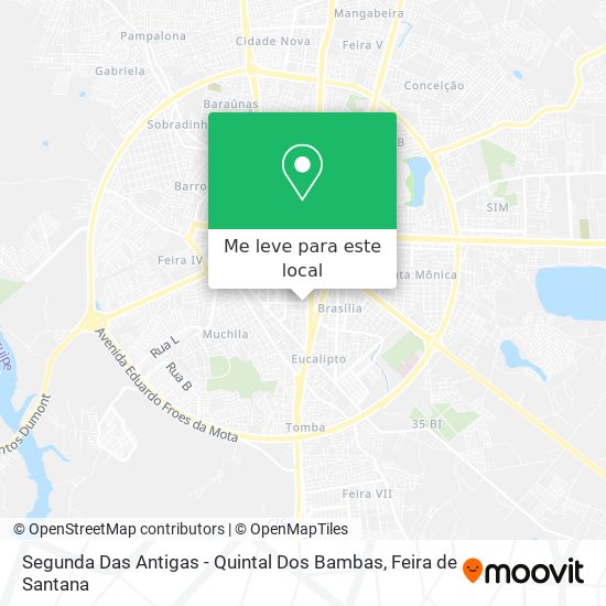 Segunda Das Antigas - Quintal Dos Bambas mapa