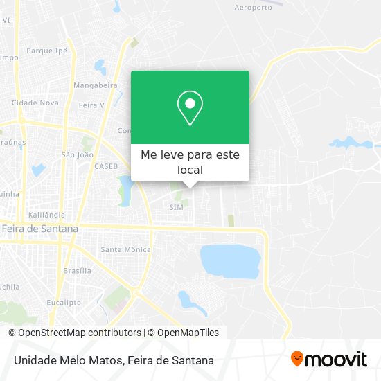 Unidade Melo Matos mapa