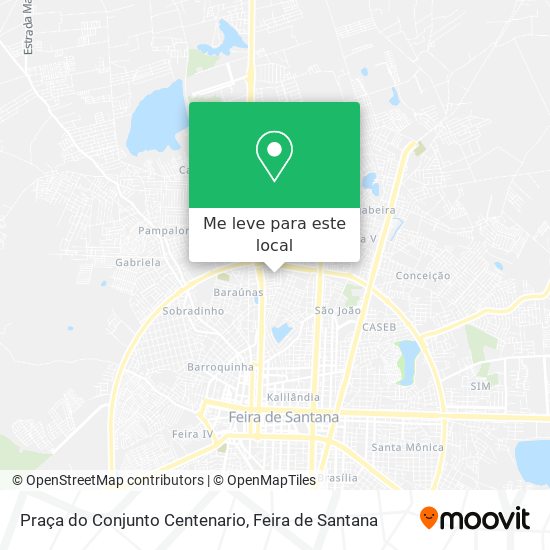Praça do Conjunto Centenario mapa