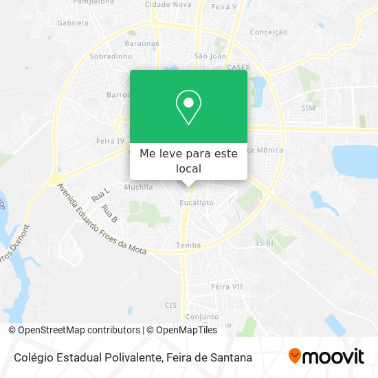 Colégio Estadual Polivalente mapa