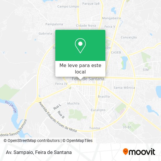 Av. Sampaio mapa