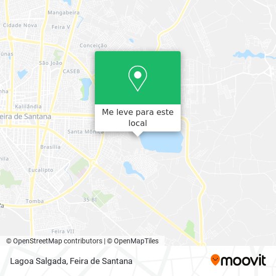 Lagoa Salgada mapa